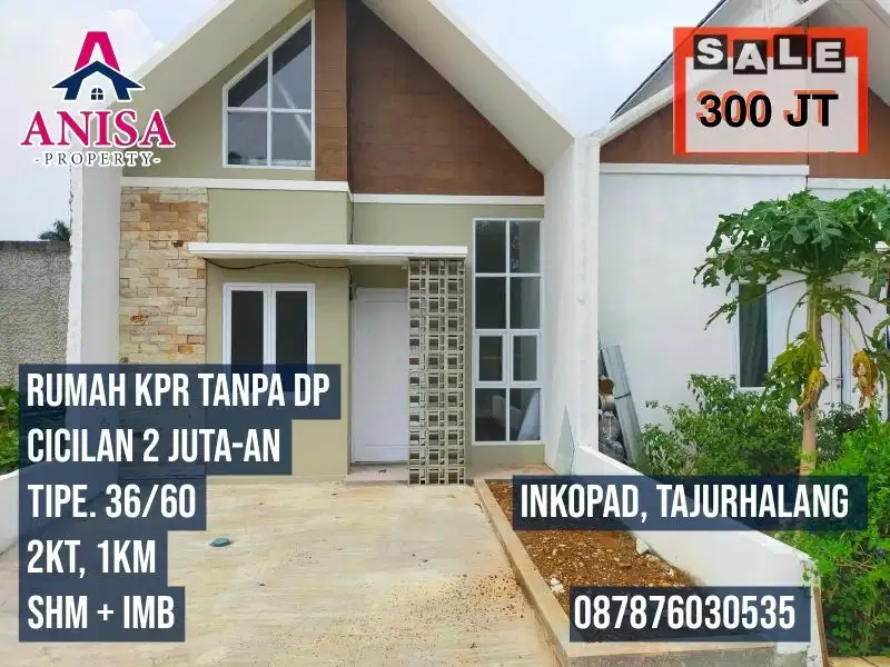 KPR TANPA DP CICILAN 2 JUTAAN