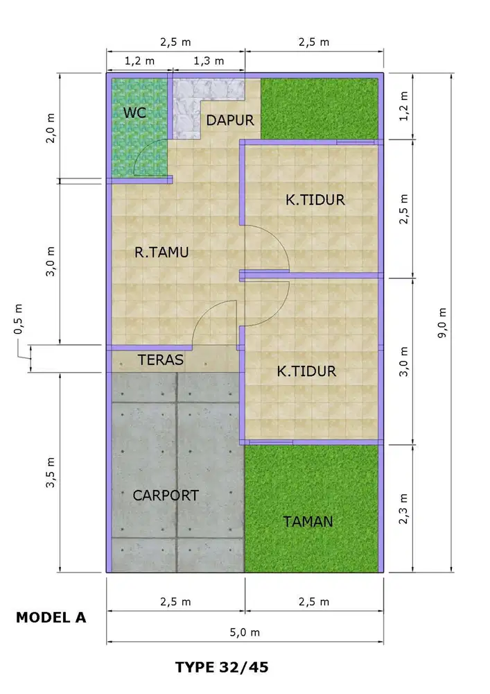Rumah Murah Kuat dan Baru