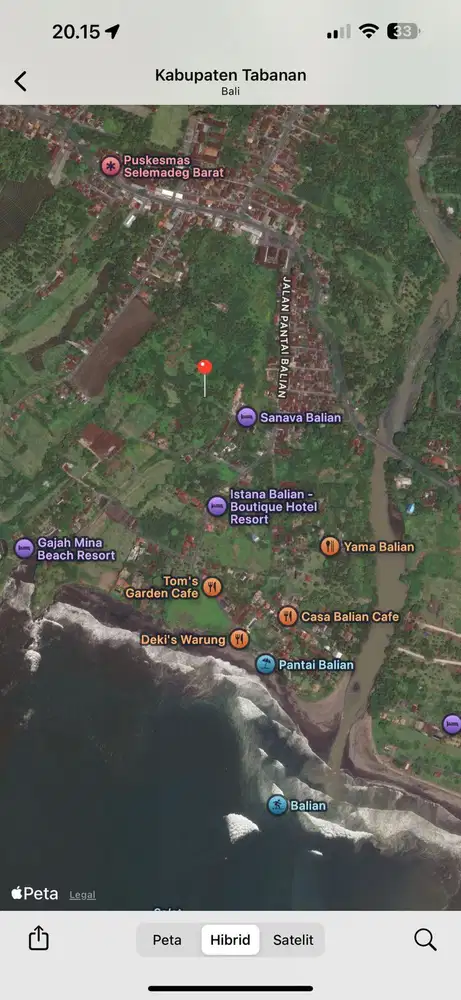 DI JUAL TANAH DEKAT DENGAN PANTAI PANTAI BALIAN HIDDEN GEM BALI