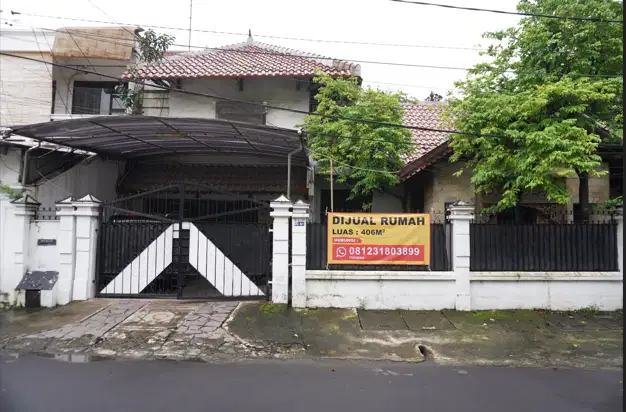 Dijual Rumah 2 Lantai Di Jalan Rungkut Asri Utara Surabaya