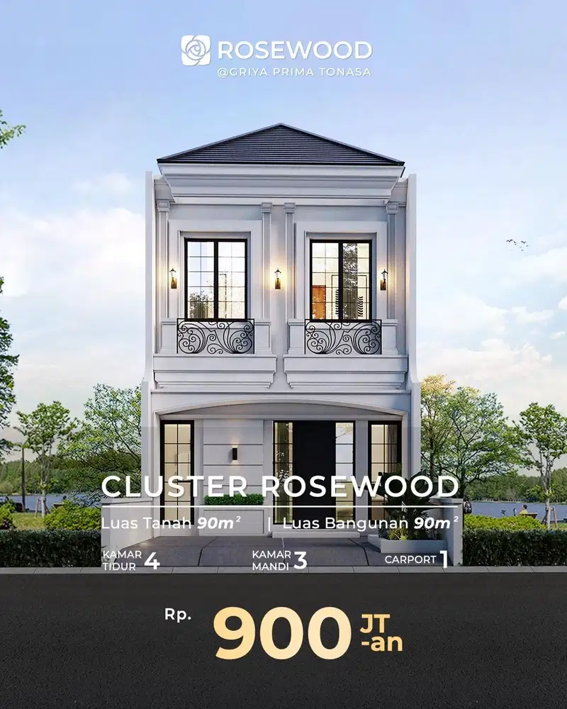 rumah 2 lantai di Poros perintis