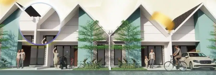 Jual Rumah Baru murah bisa KPR booking 3 jtan