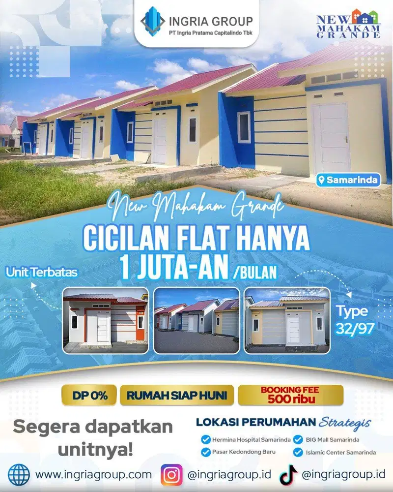 Rumah Harga 100 Jutaan saja, Lokasi Dekat Dengan Pasar Kedondong Baru