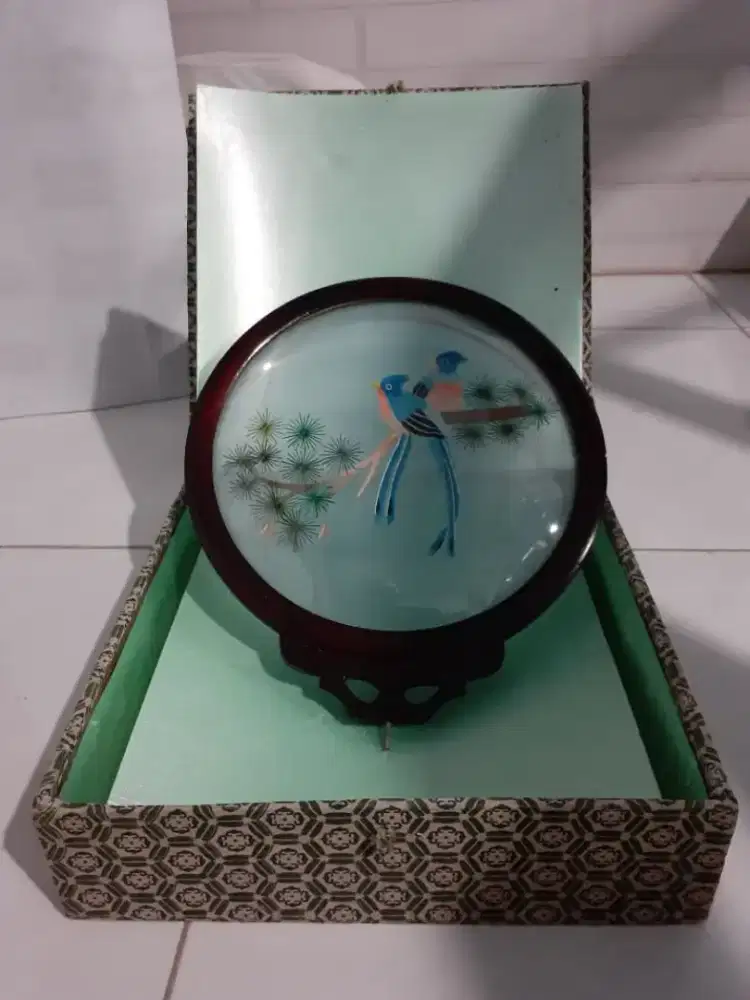 Pajangan Antik Motif Burung Hong China