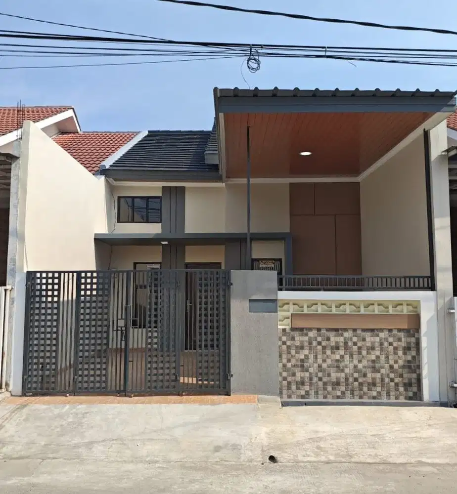 Rumah Renovasi, Desain Minimalis Modern, Lingkungan Bagus, Strategis
