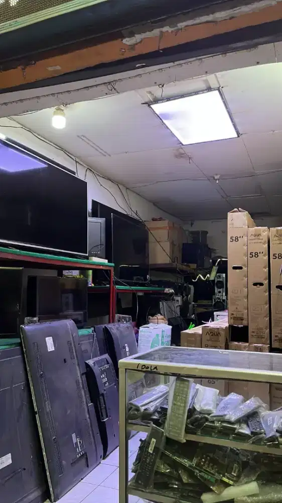 Terima beli tv LED android smart kondisi pecah mati rusak dll