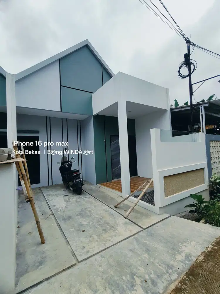 Rumah kampung mewah dkt perum zamrud mustika jaya Bekasi kota