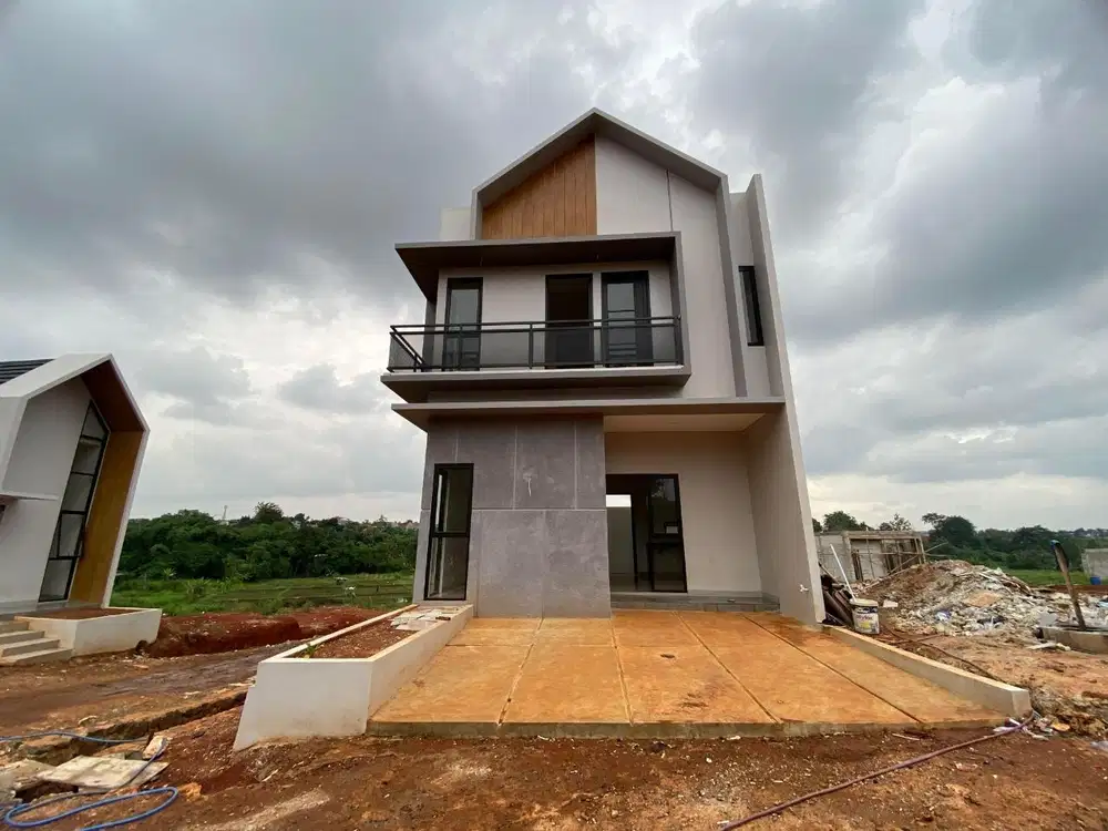 Dekat Tol Sawangan, Perumahan Islami 2 Lantai SHM, 600jtan