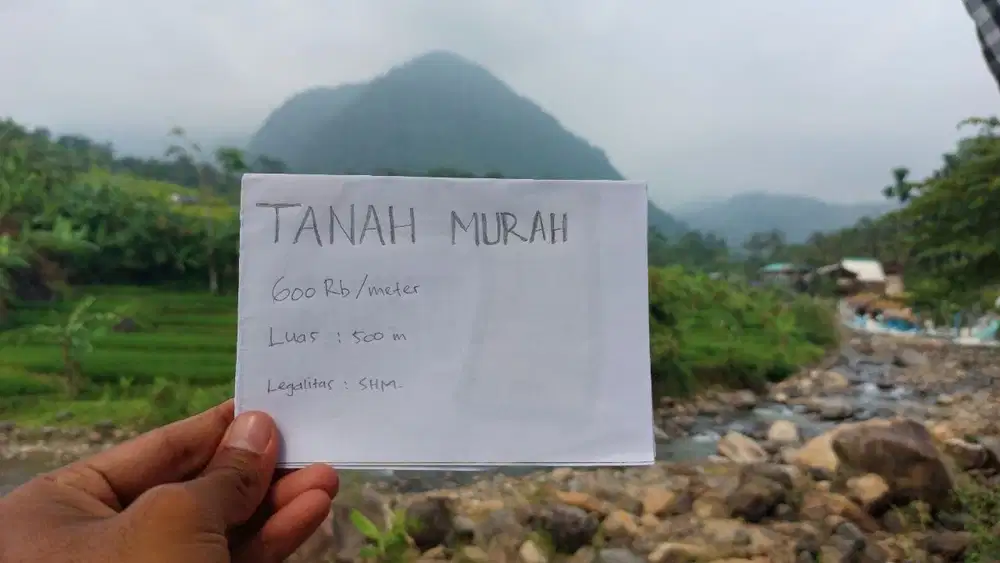 Tanah Vila Puncak Dua Legalitas SHM Luas 1000 Meter Cocok Untuk Vila