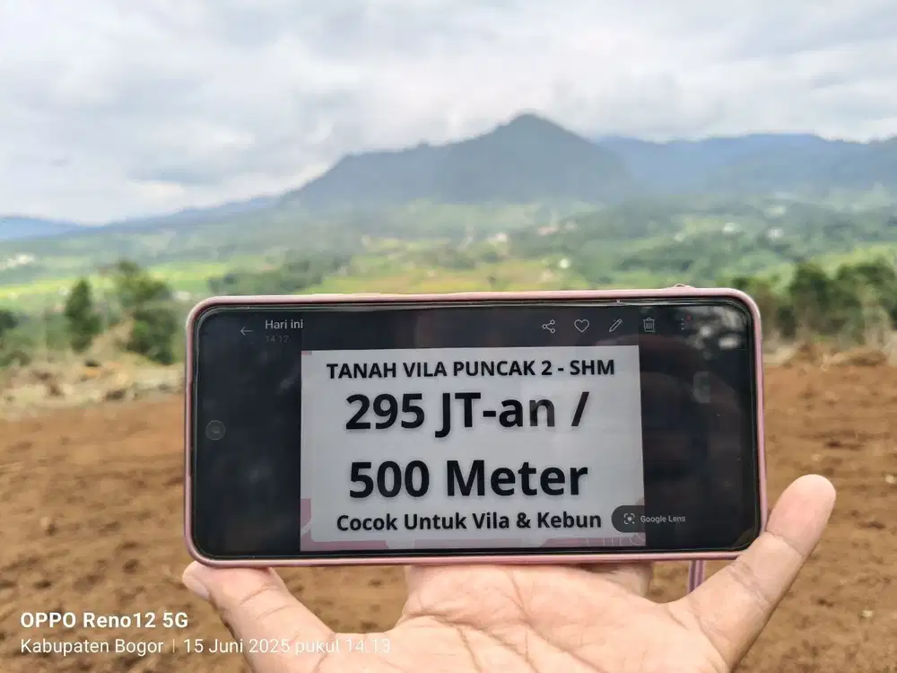 Tanah SHM Puncak Bogor