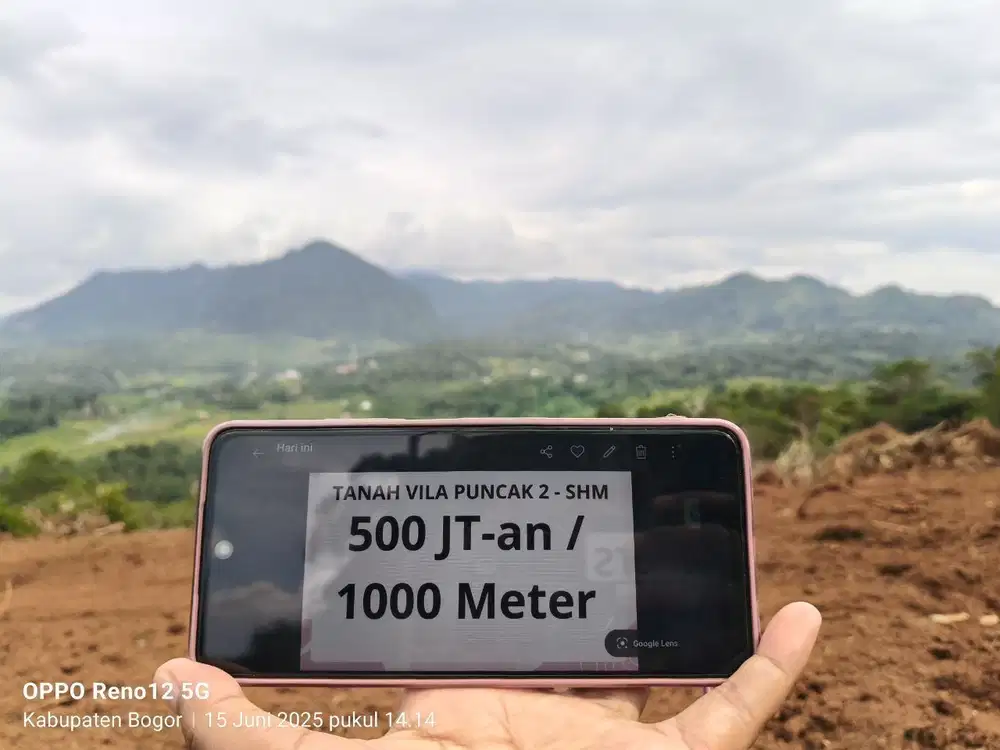 Jual kavling murah Puncak Dua Bogor Legalitas SHM Bisa Terbit IMB