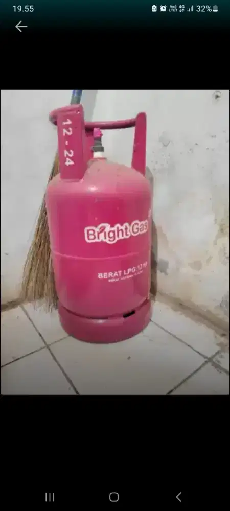 Tabung Gas Pink Kosong
