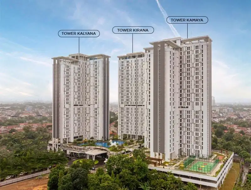 Apartement Akasa Murah, siap huni di dekat BSD CiTY