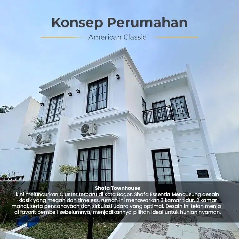 rumah 2 lantai termurah di kota Bogor DP nol persen shafa essentia