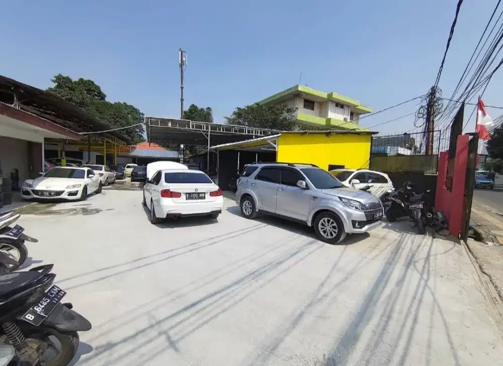 DISEWAKAN RUANG USAHA STRATEGIS EXS BENGKEL MOBIL DI CIPUTAT TIMUR