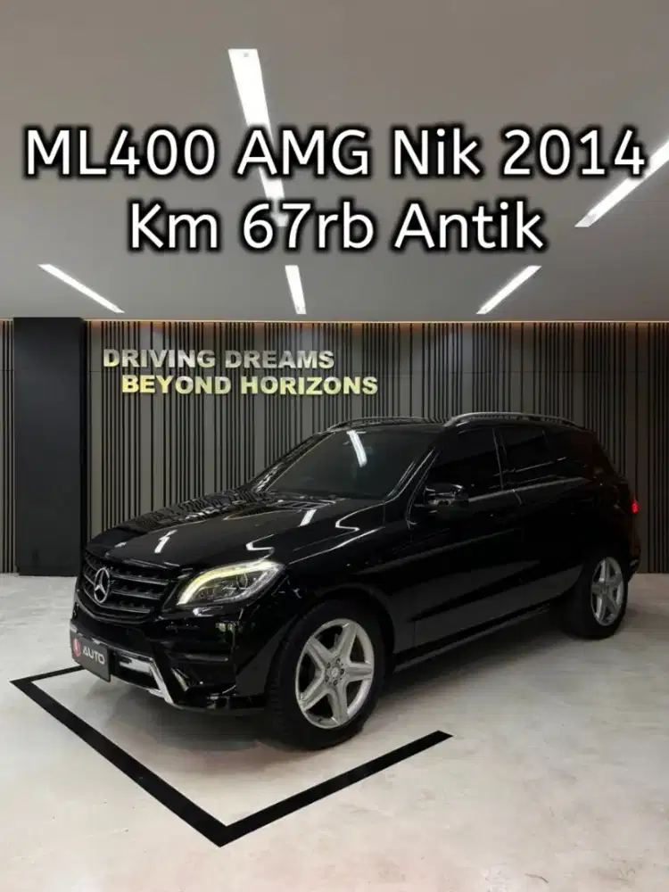 Mercedes Benz ML400 AT 2015 Hitam Mercy Km67rb AD1015YS Nik 2014
