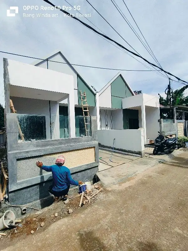 RUMAH KAMPUNG MINIMALIS MEWAH MURAH D MUSTIKA JAYA BEKASI KOTA