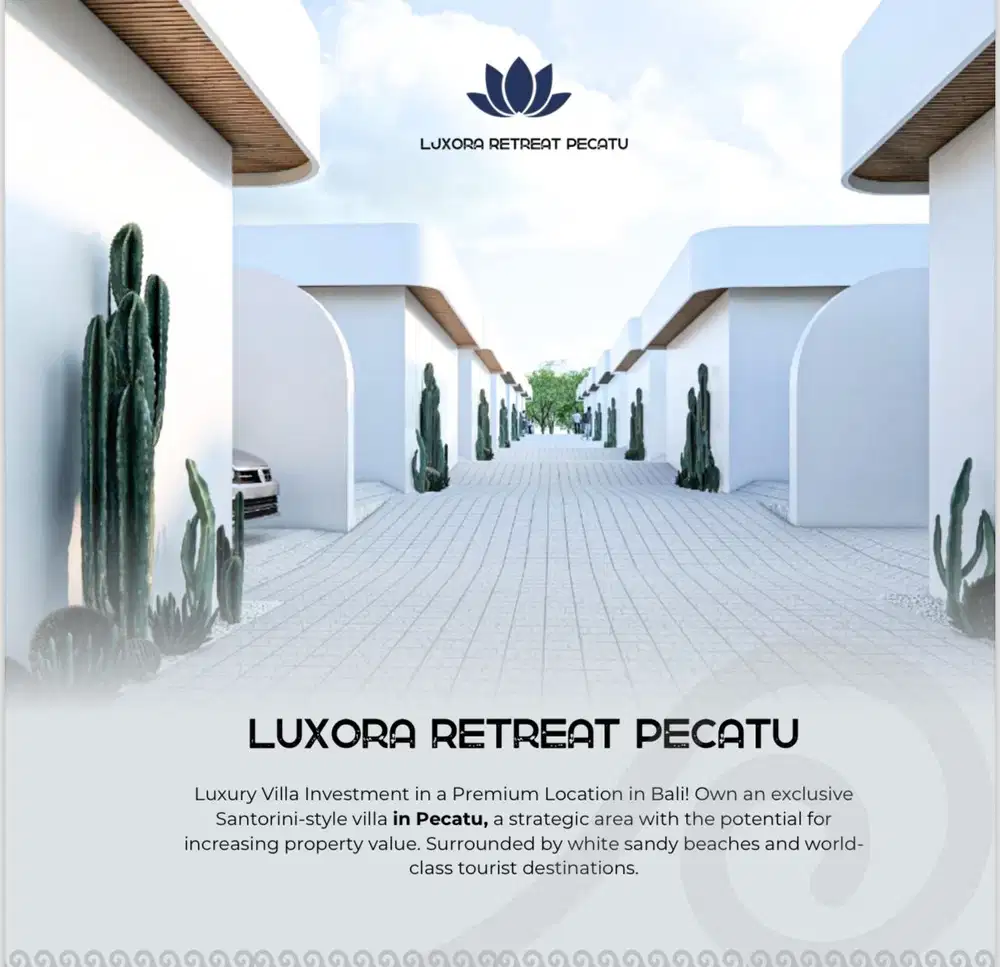 Villa Konsep Santorini Pecatu Bali