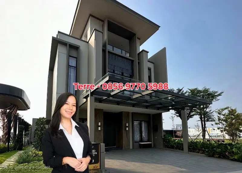 Rumah mewah 3 lantai di boulevard Gading Serpong -BSD