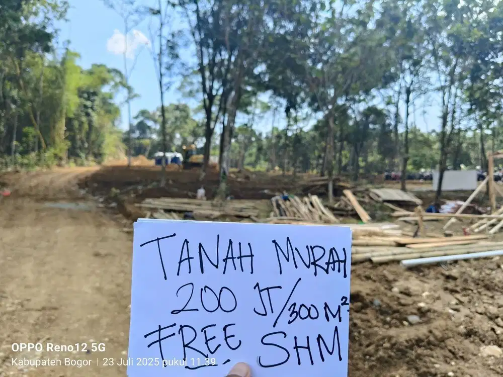 Tanah Vila Puncak dua Luas 300 Meter SHM Cocok Untuk Villa dan kebun
