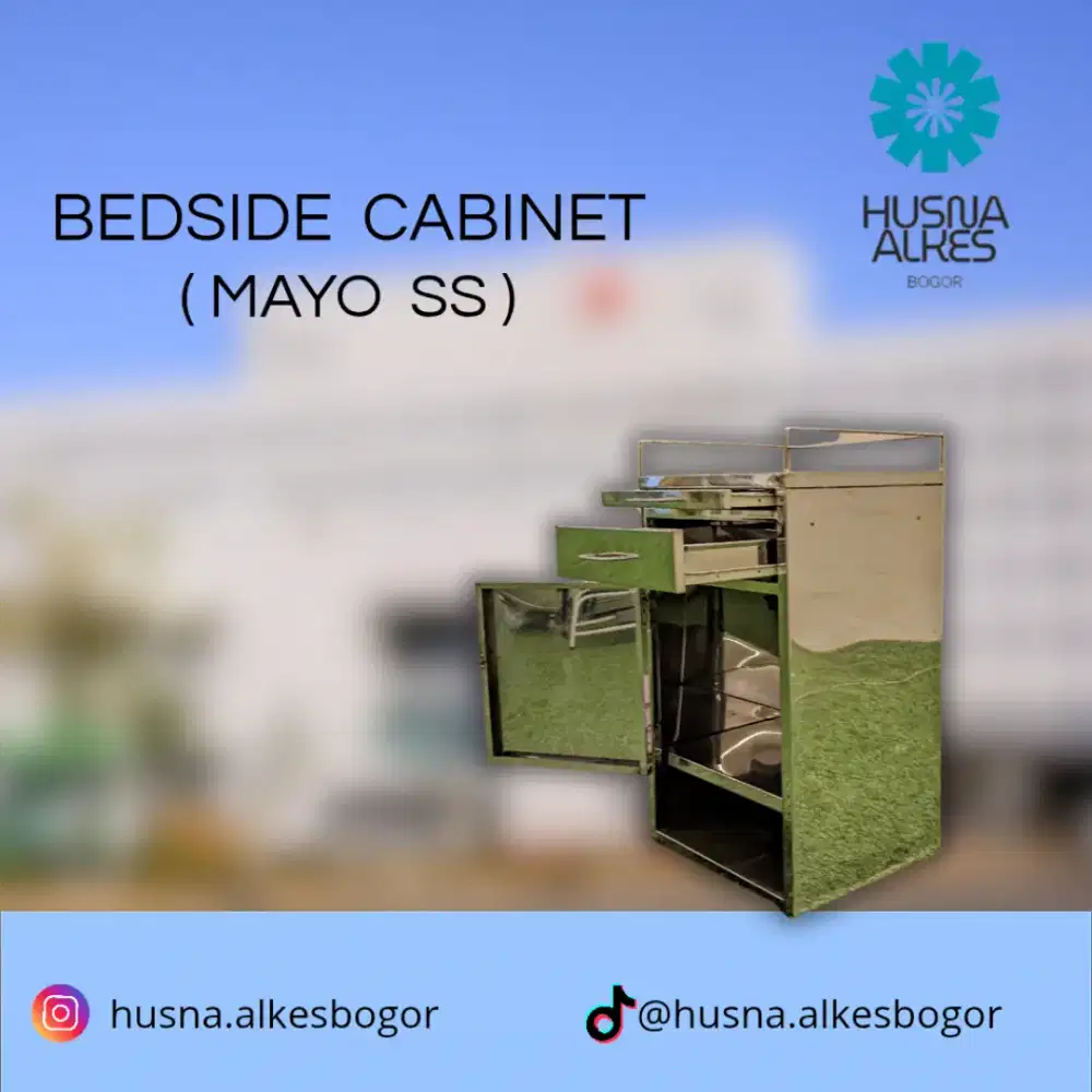 Bedside Cabinet Mayo Steanless Steel