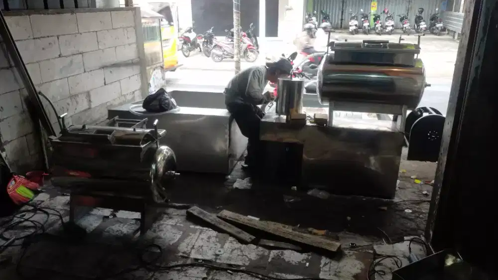 Mesin pengorengan keripik buah