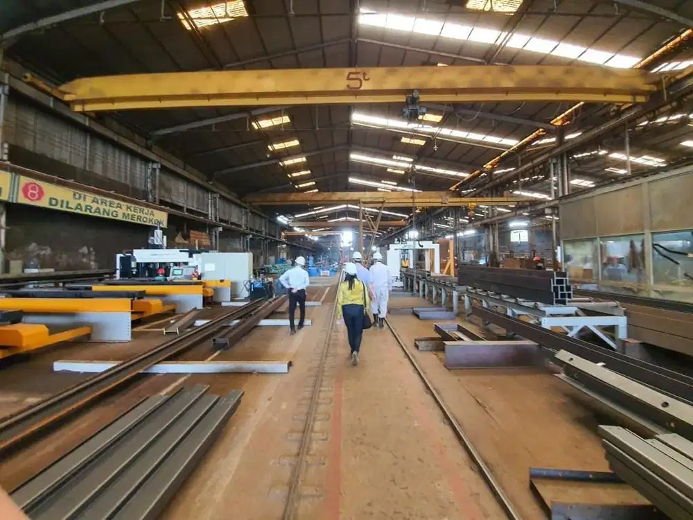 DIJUAL PABRIK KONTRUKSI BESI, DI JAYANTI, TANGERANG, BANTEN, 7,1 HA.