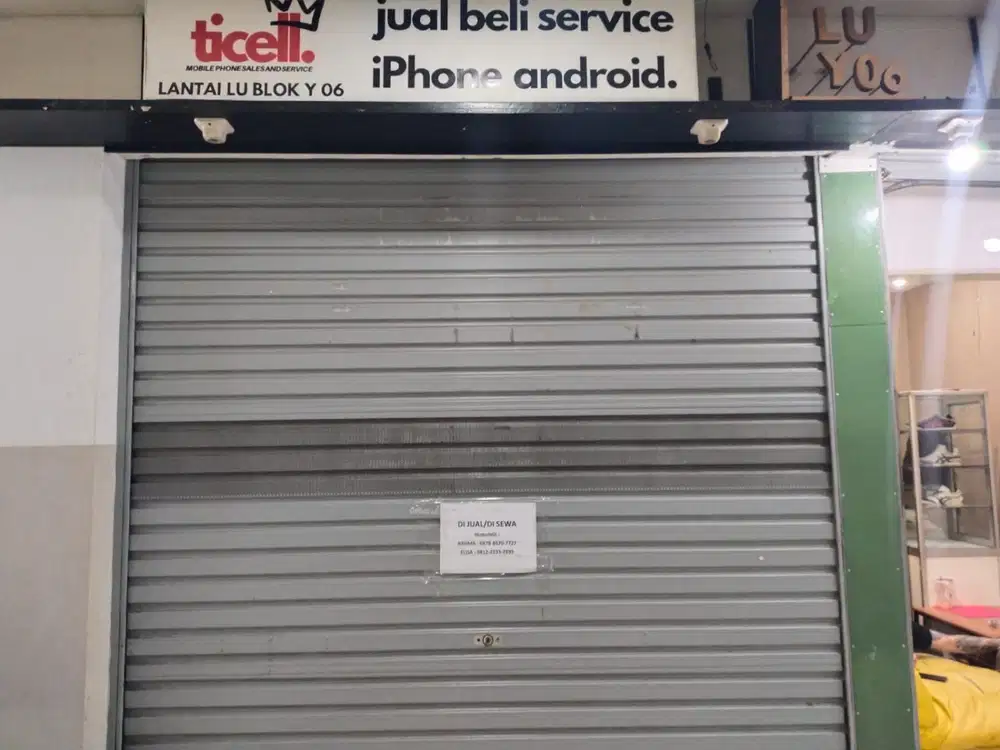 Dijual Cepat Kios BEC LU Y06