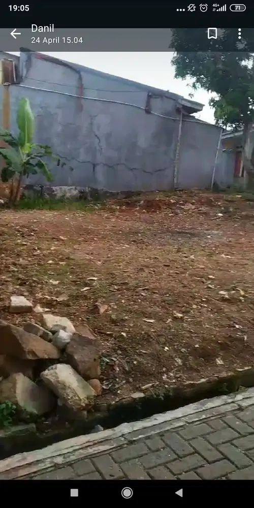 Di jual tanah 153m lokasi cilodong depok