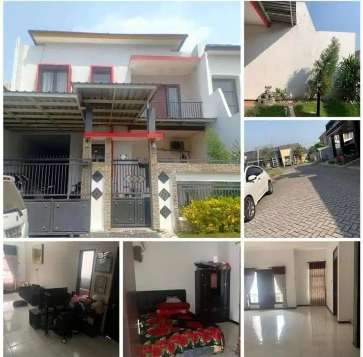 Di jual rumah taman tiara sidoarjo 2 lantai  siap huni