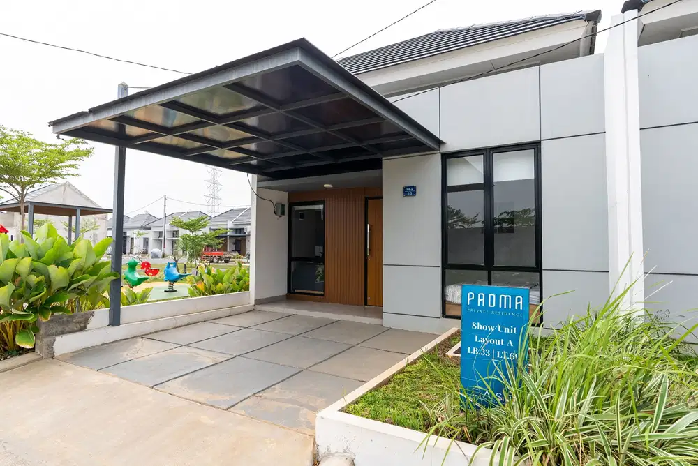 Tropical Modern House The Biggest Green Township in Bekasi