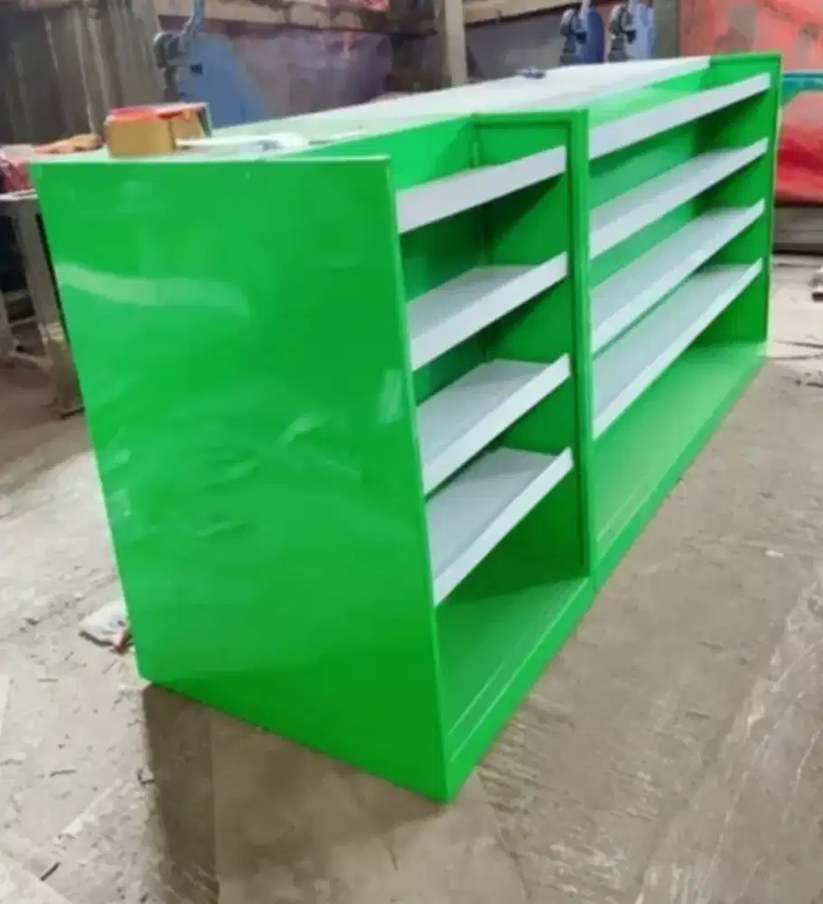 MEJA KASIR MINIMARKET MODEL LURUS & L ADA FREE ONGKIR JABODETABEK