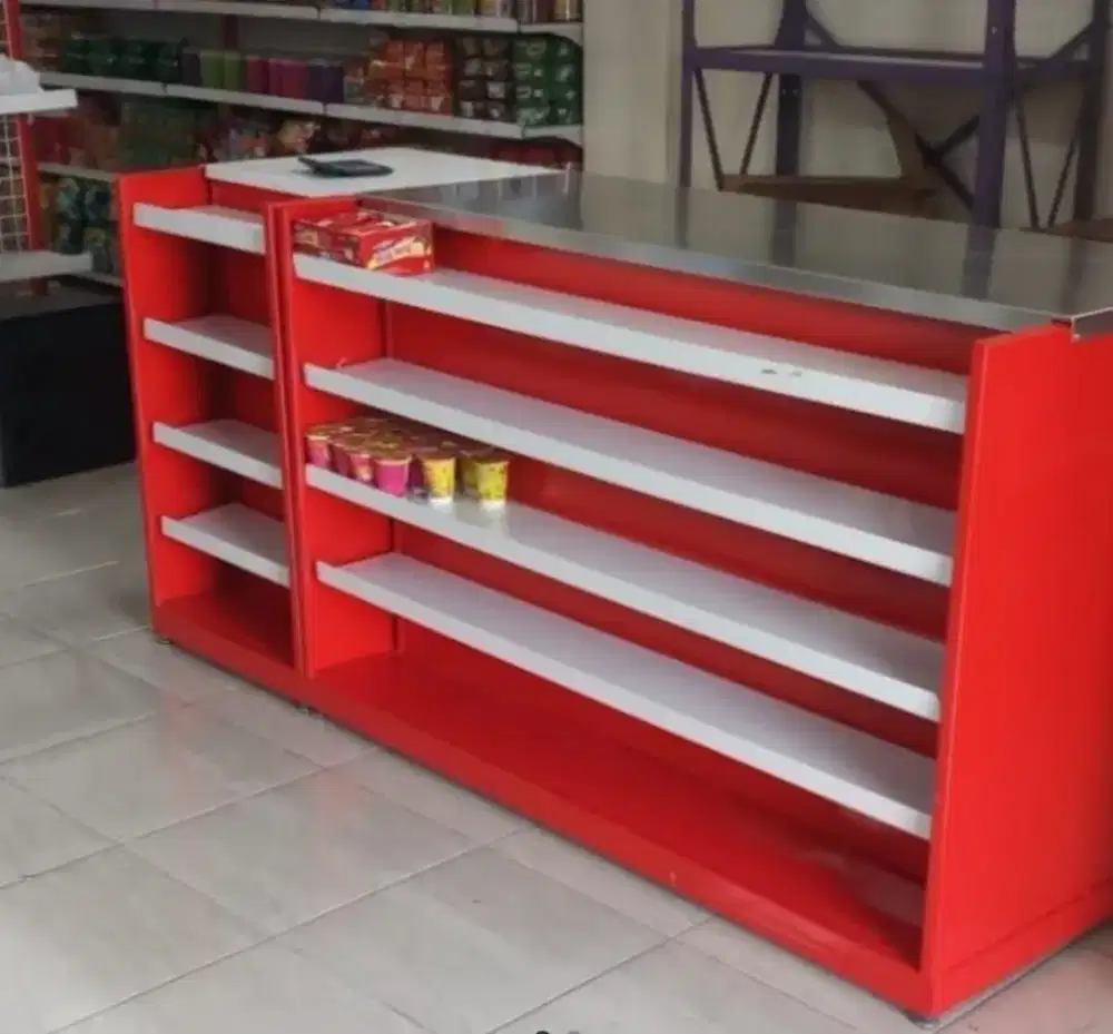 MEJA KASIR MINIMARKET free ongkir Jabodetabek