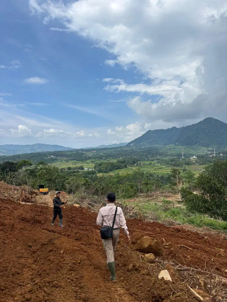 Jual Kavling Villa SHM view pegunungan dengan udara sejuk di Bogor