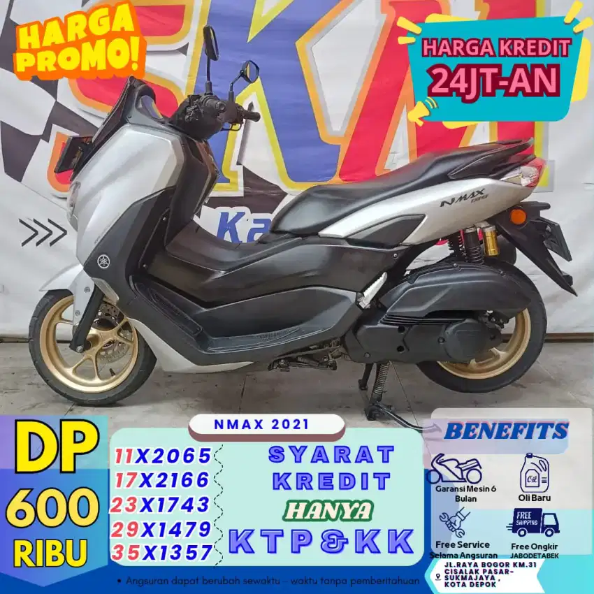(N-Max tahun 2021 dp:600 cicilan 0% via blibli