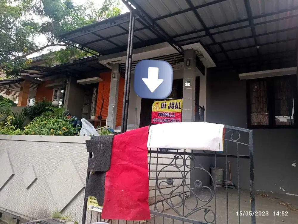 Dijual rumah siap huni di BNR depan