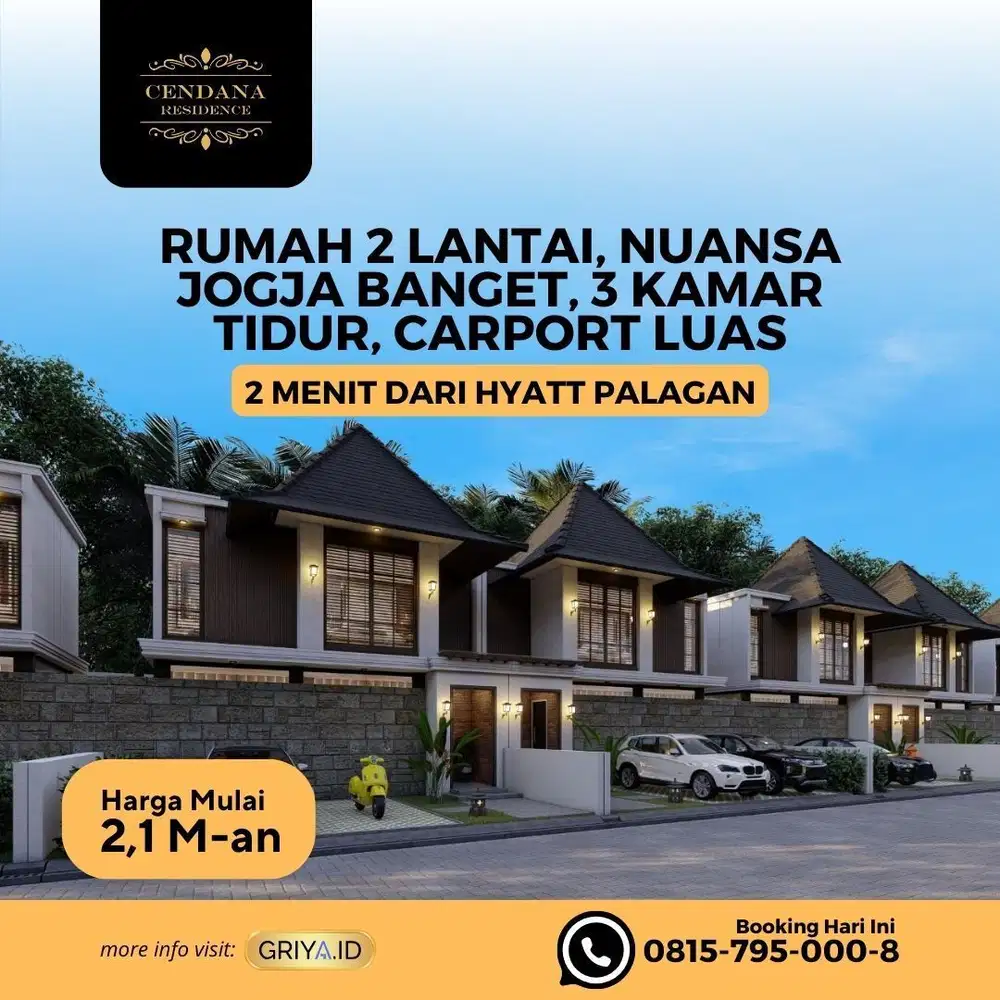 RUMAH DIJUAL JOGJA DEKAT KAMPUS UGM UTY MMTC DAN MALL JCM SCH