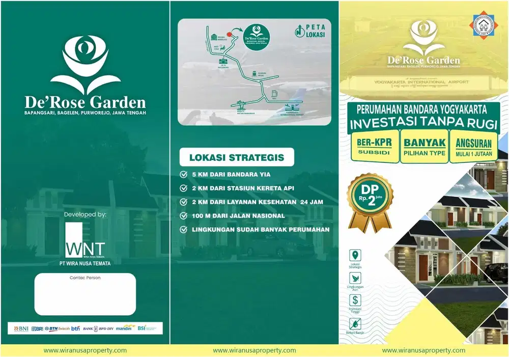 Rumah subsidi dekat Bandara YIA wates purworejo 2jt angsuran 1jt