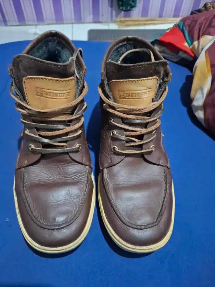 Sepatu kulit  timberland original size 11