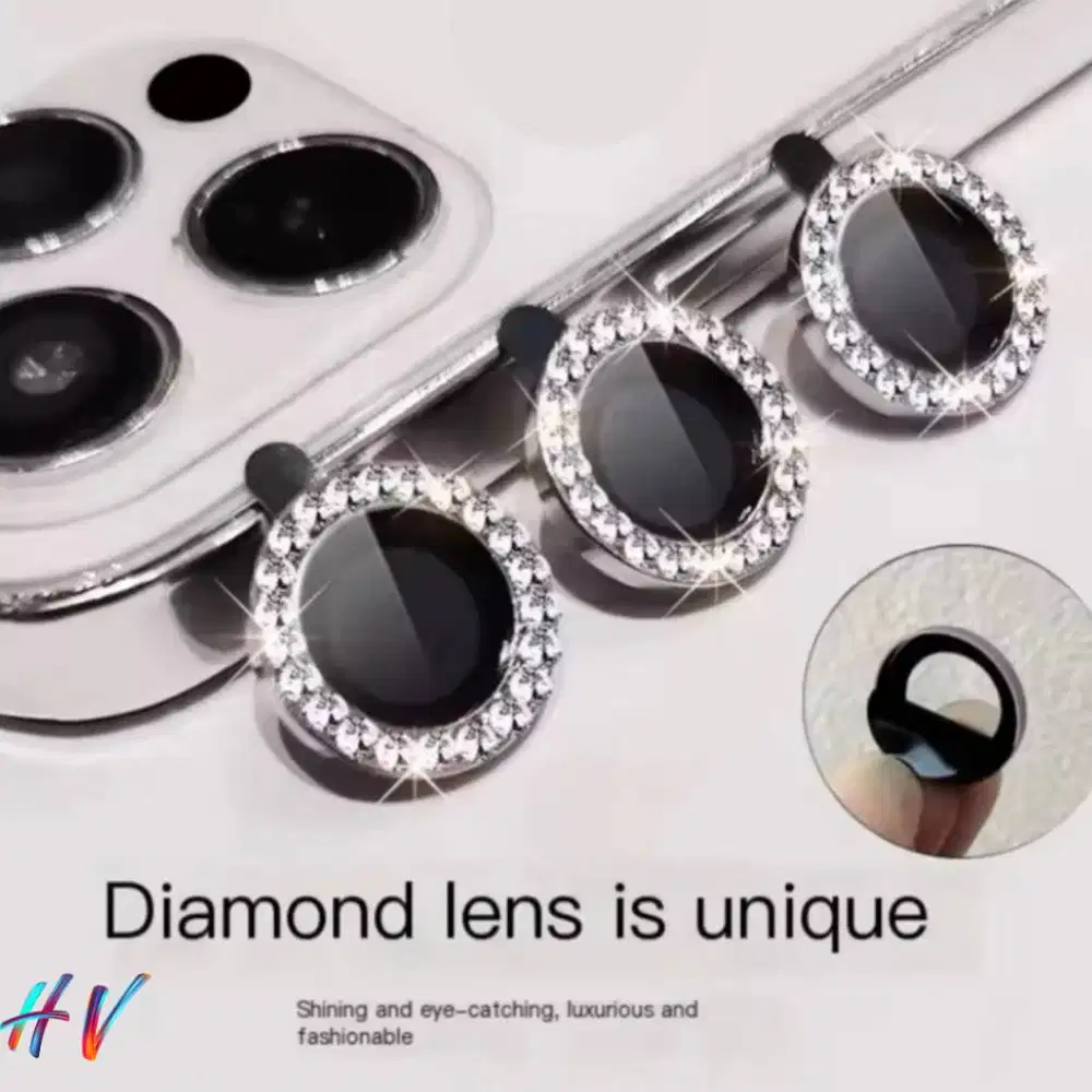 [ 1SET ] Diamond Blink Ring Camera Lens Protector For iPhone 11 12 13