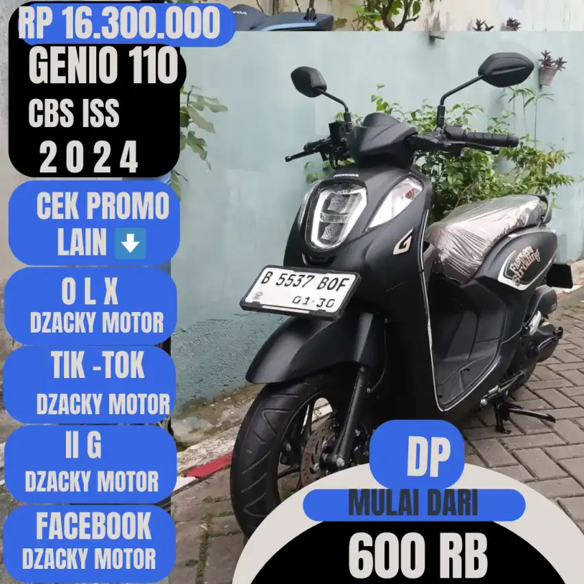 GENIO 110 CBS ISI 2024 SECOND LIKE NEW