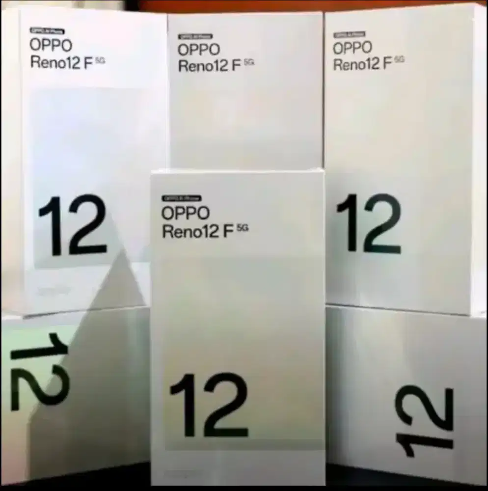 OPPO Reno 12F 5G 12GB+256GB Green Orange BNIB Grs Resmi Indonesia