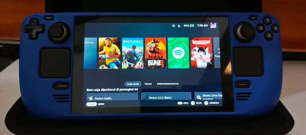 steam deck 256 + memori SD 320+ hardisk