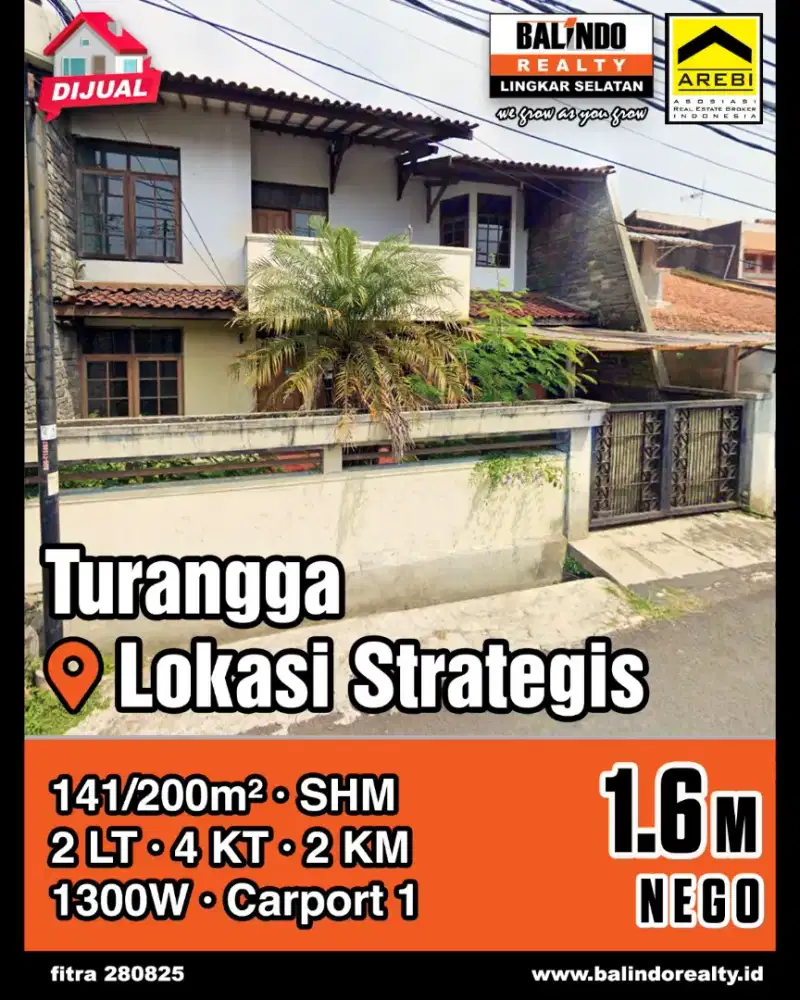 Jual Cepat Sayap Turangga Dekat Trans Studio Mall