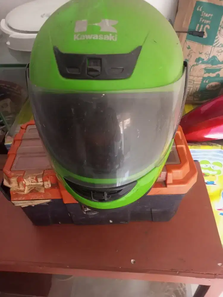 Jual cepat helm Kawasaki ori
