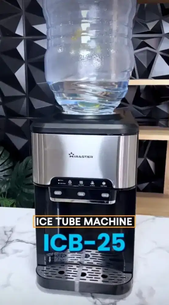 Dispenser Galon Atas Mesin Es Kristal Ice Maker ICB-25