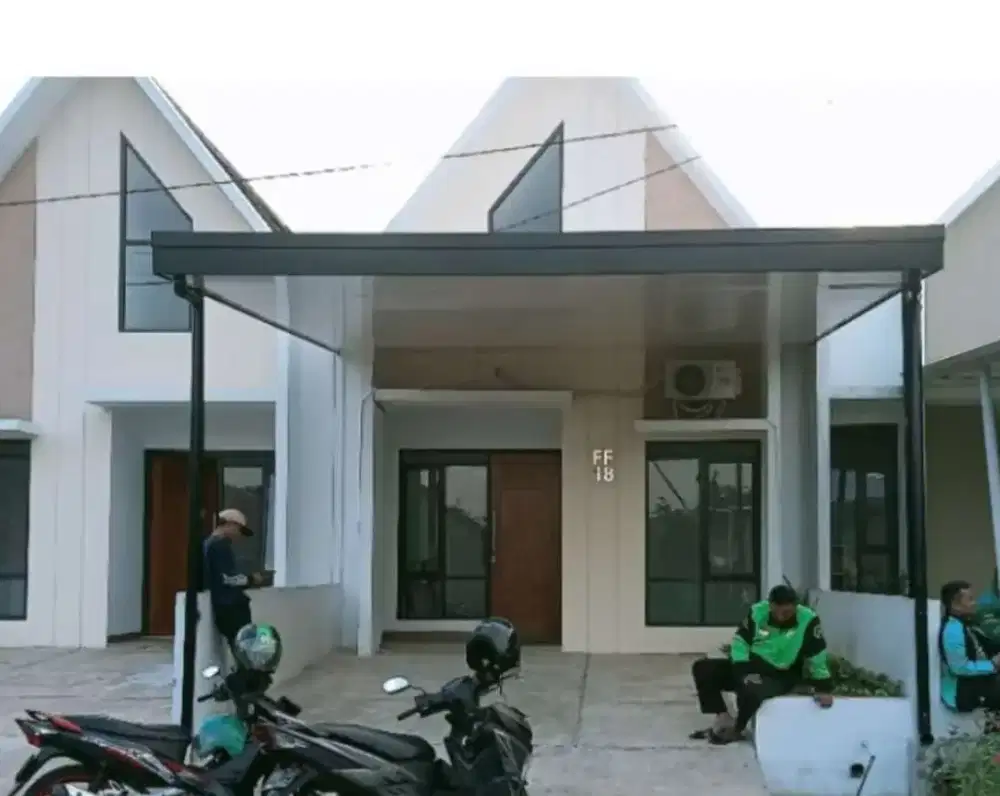 Kanopi atap alderon singel plapon PVC alintepasang