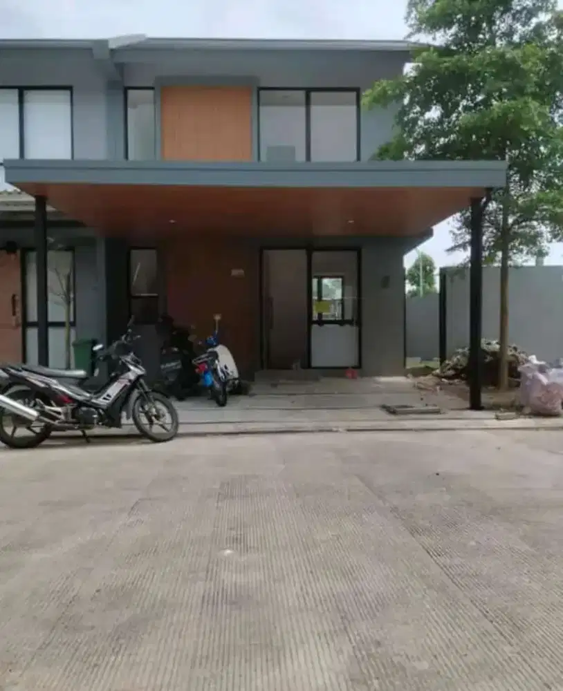 Kanopi atap alderon singel plapon PVC alintepasang