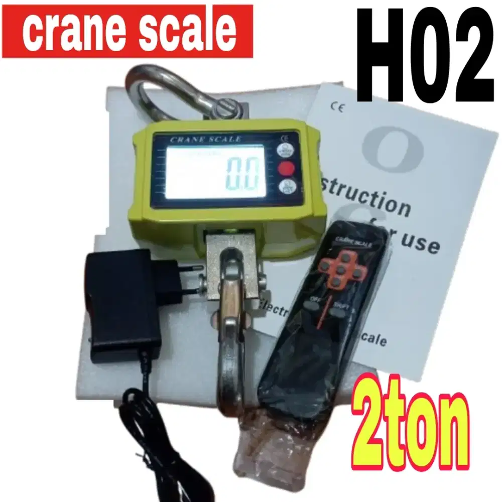 2ton timbangan gantung digital 2000kg crane scale