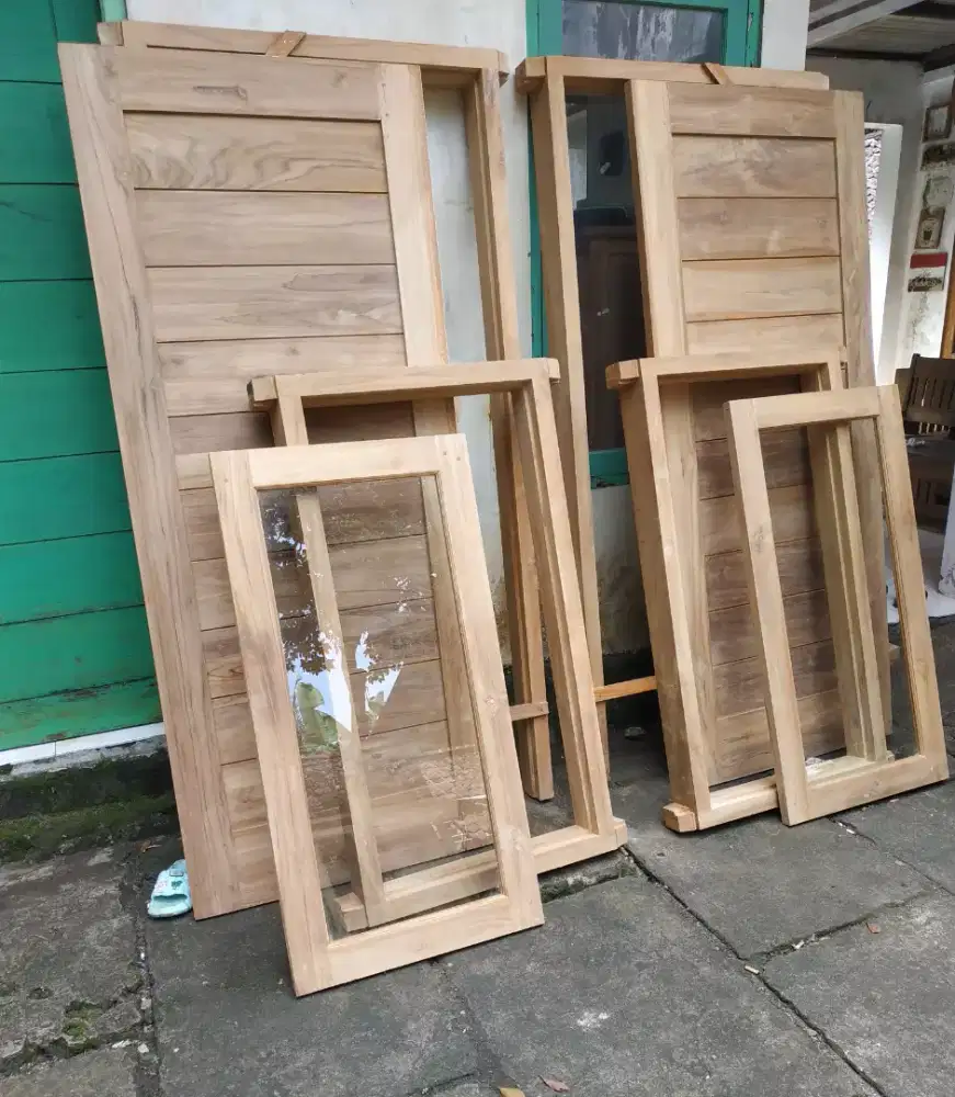 Pintu kamar minimalis kayu jati